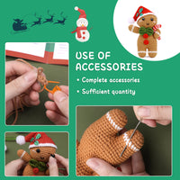Kit Crochet de Noël « Petit Pain d'Épice »