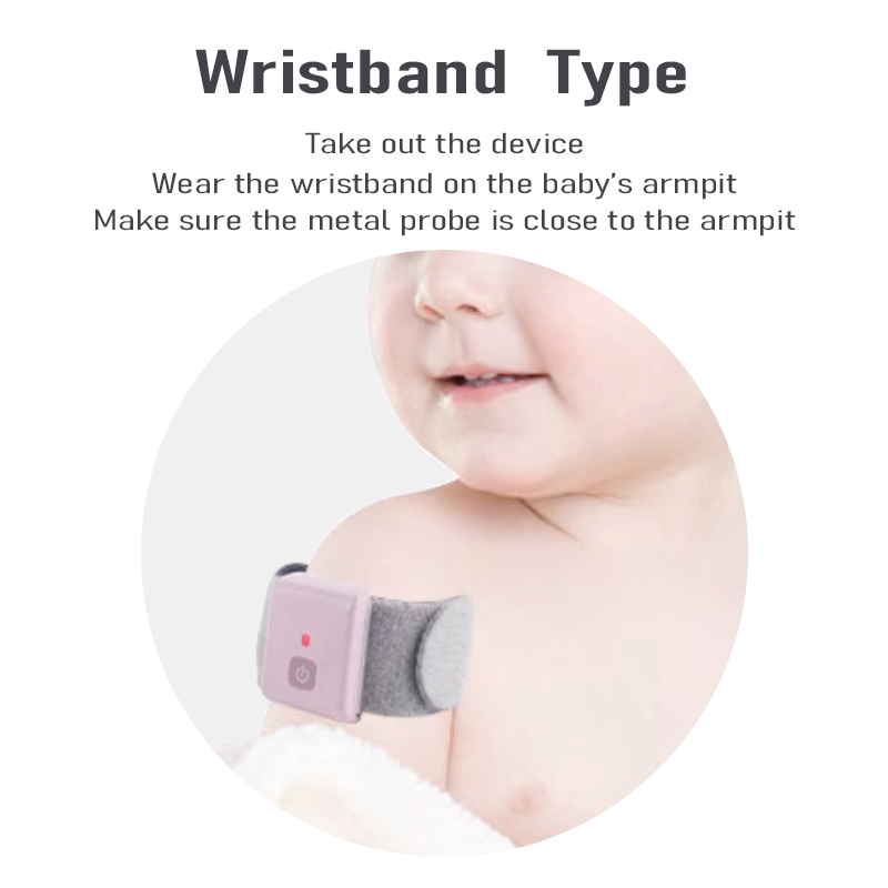 Bluetooth Baby Thermometer — Armband & Belly Band